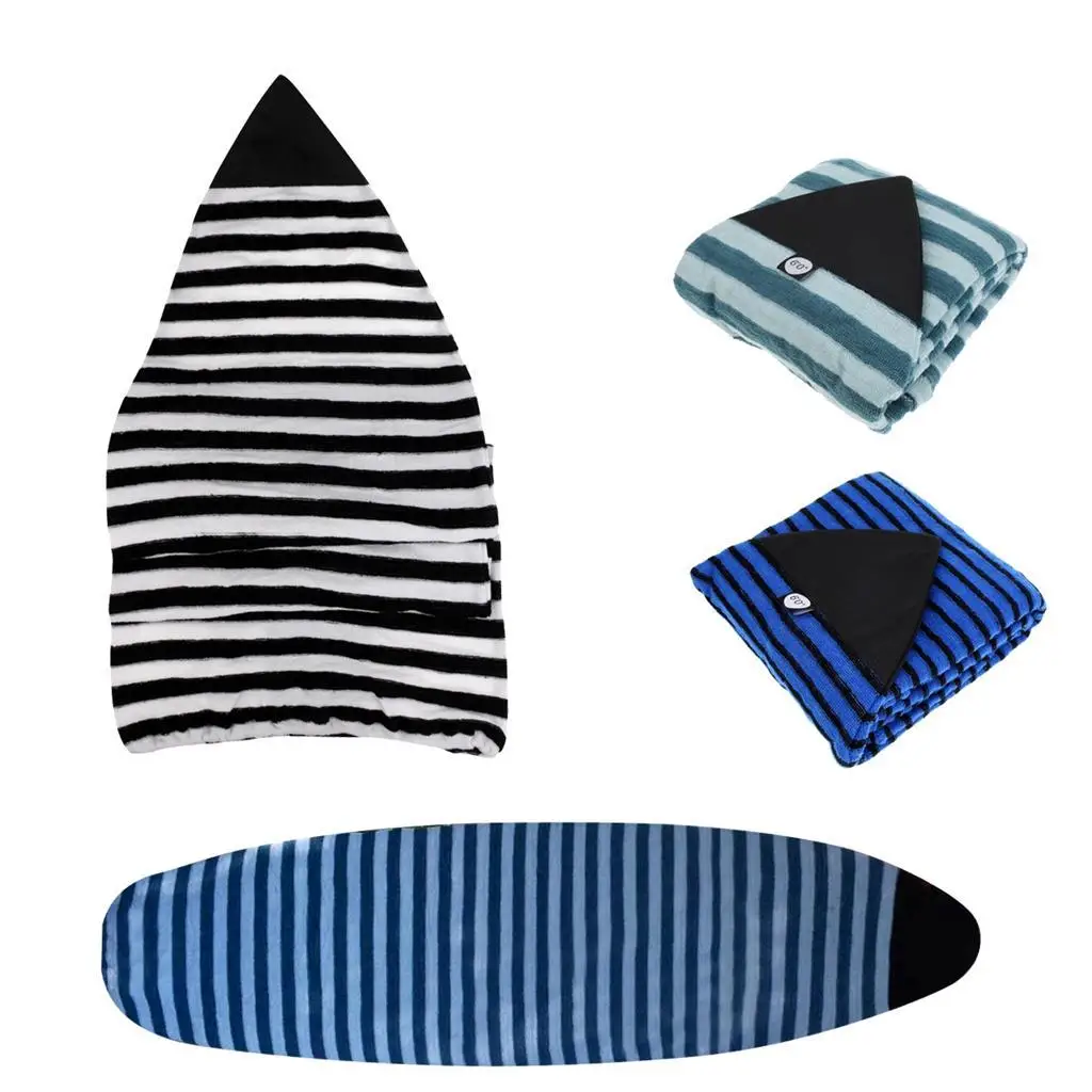 Padded Nose Protector Surfboard Sock Board Bag Travel Cover for 6ft Funboard and Shortboard