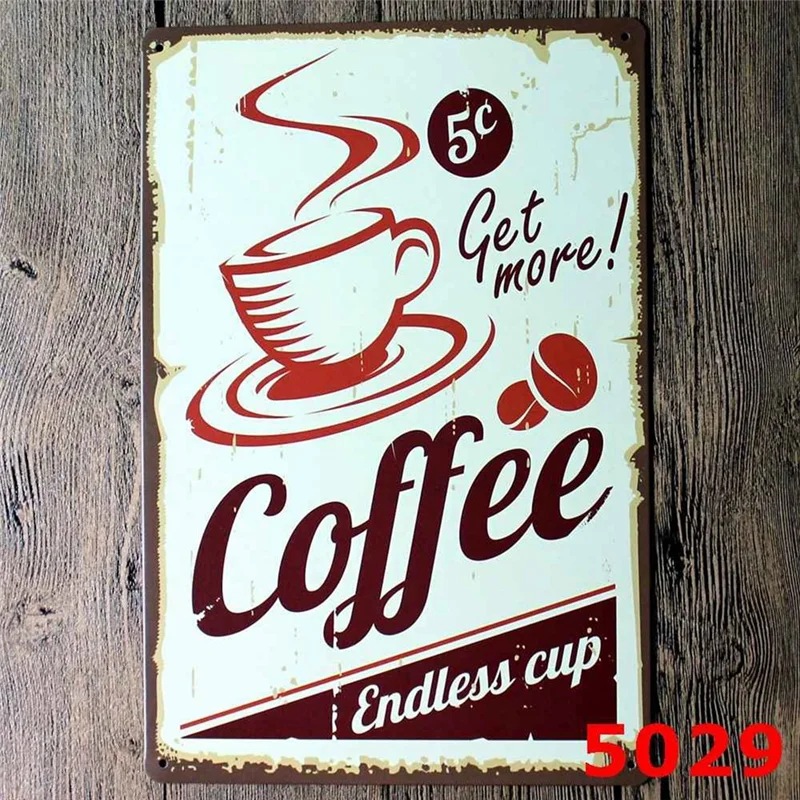 

AA81-Tin-Leaf Painting Tin Painting Decorative Plaques Suitable For KTV, Bars, Restaurants, Retro Decoration 20X30cm