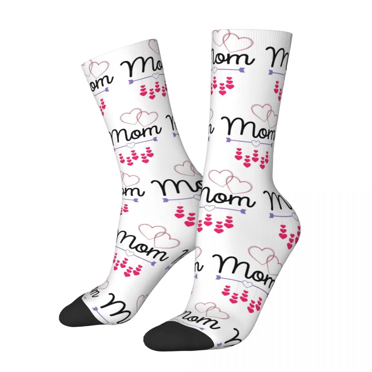 Calcetines de mamá para hombre y mujer, medias absorbentes de sudor, medias largas para todas las estaciones, accesorios para regalo de cumpleaños, Harajuku