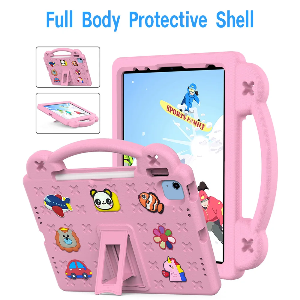 

Cartoon Tablet Case For iPad 7 8 9 10.2 10 10.9 1111 Inch Air 3 10.5 4 10.9 For iPad Pro 11 inch With Pen Slot EVA New Material