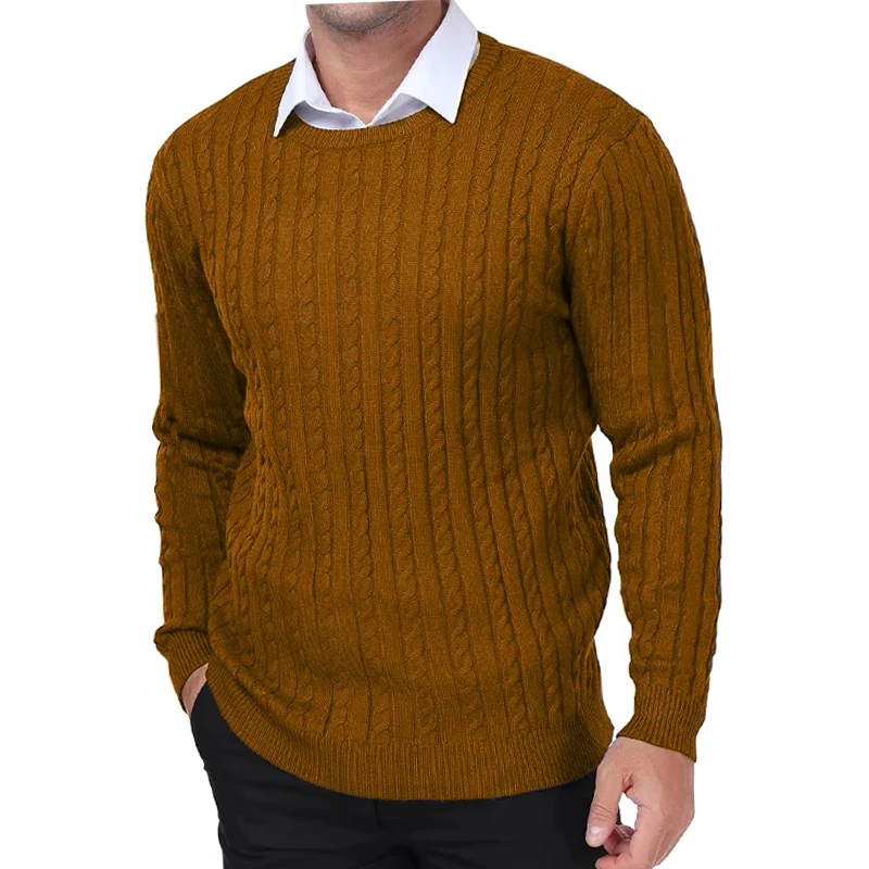 Thumbnail 3 - #17 New Mens Classic Knit Pullovers Arrivals