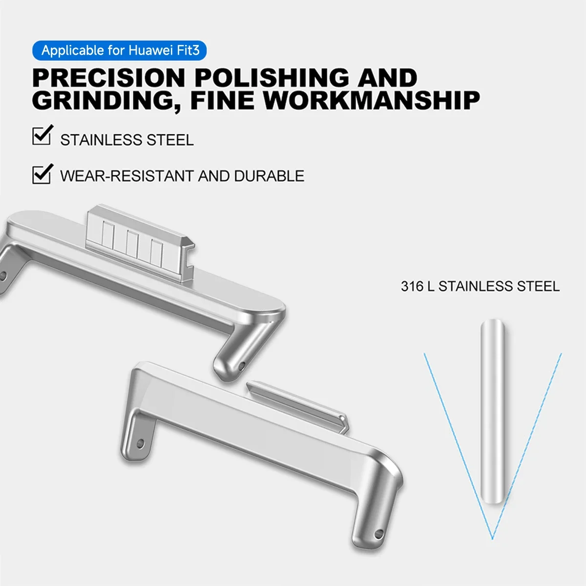 Tali Loop nilon untuk jam tangan Huawei Fit 3 gelang pintar olahraga tali lunak untuk jam tangan Huawei Fit 3 aksesori tali jam tangan