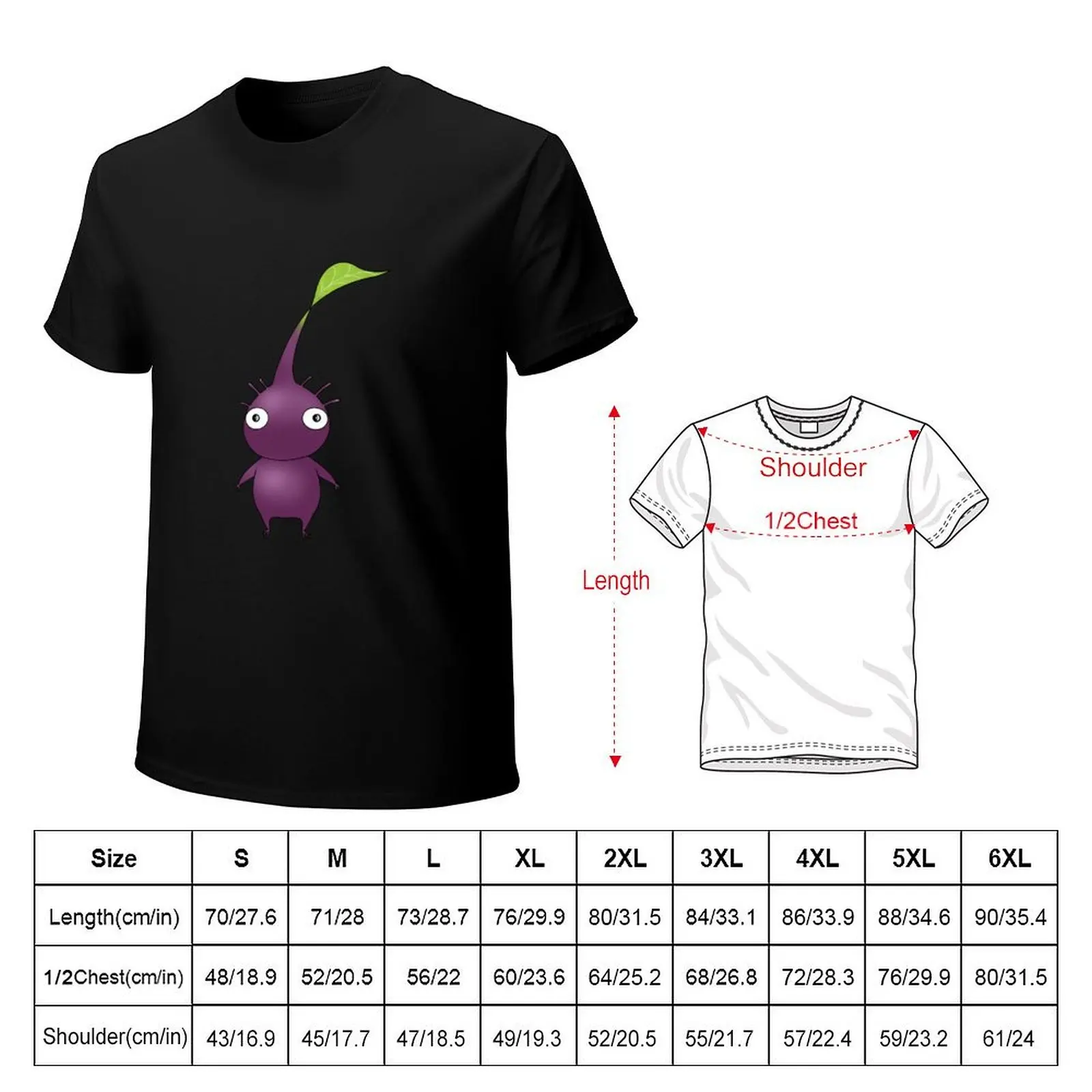 Purple Pikmin T-Shirt t shirts for man graphic tees T-Shirt