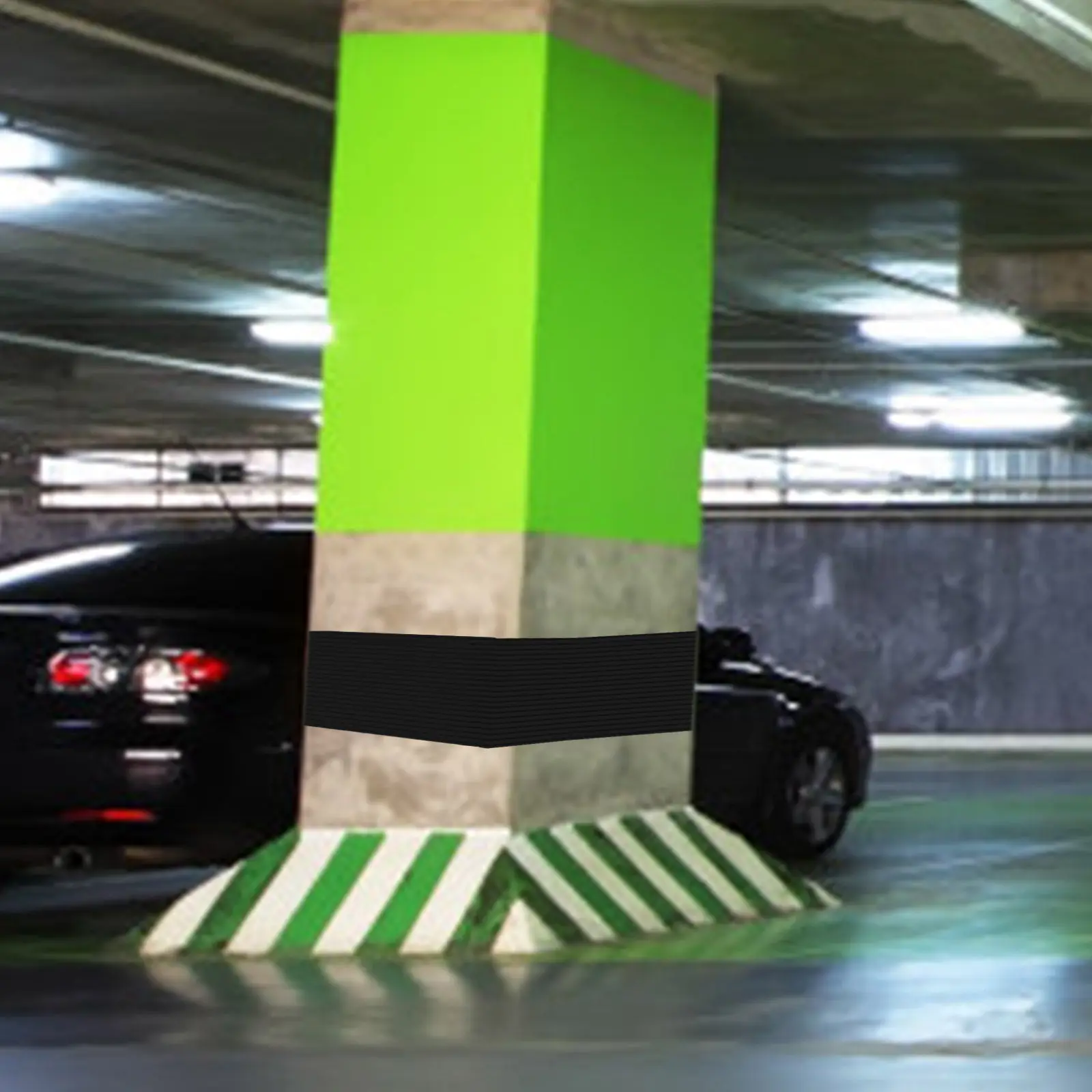 Peel and Stick Rubber Edge Trim Nbr Wall Corner Protector Flexible Scratch Dent Resistant for Garage Parking Warehouse Beige