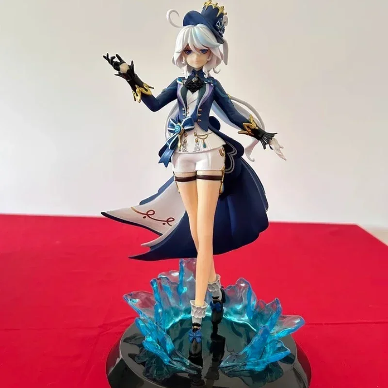 Genshin Impact Furina Figure Lumine Pvc Cute Kawaii Beautiful Girl Anime Action Collection Desktop Ornament Decoration Toy Gifts