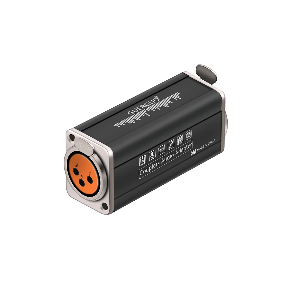 1pc 3Pin XLR Coupler Adapter,3Pins Female to Female XLR Panel Mount Chassis Socket Extension Connectors for Mixers Microphone