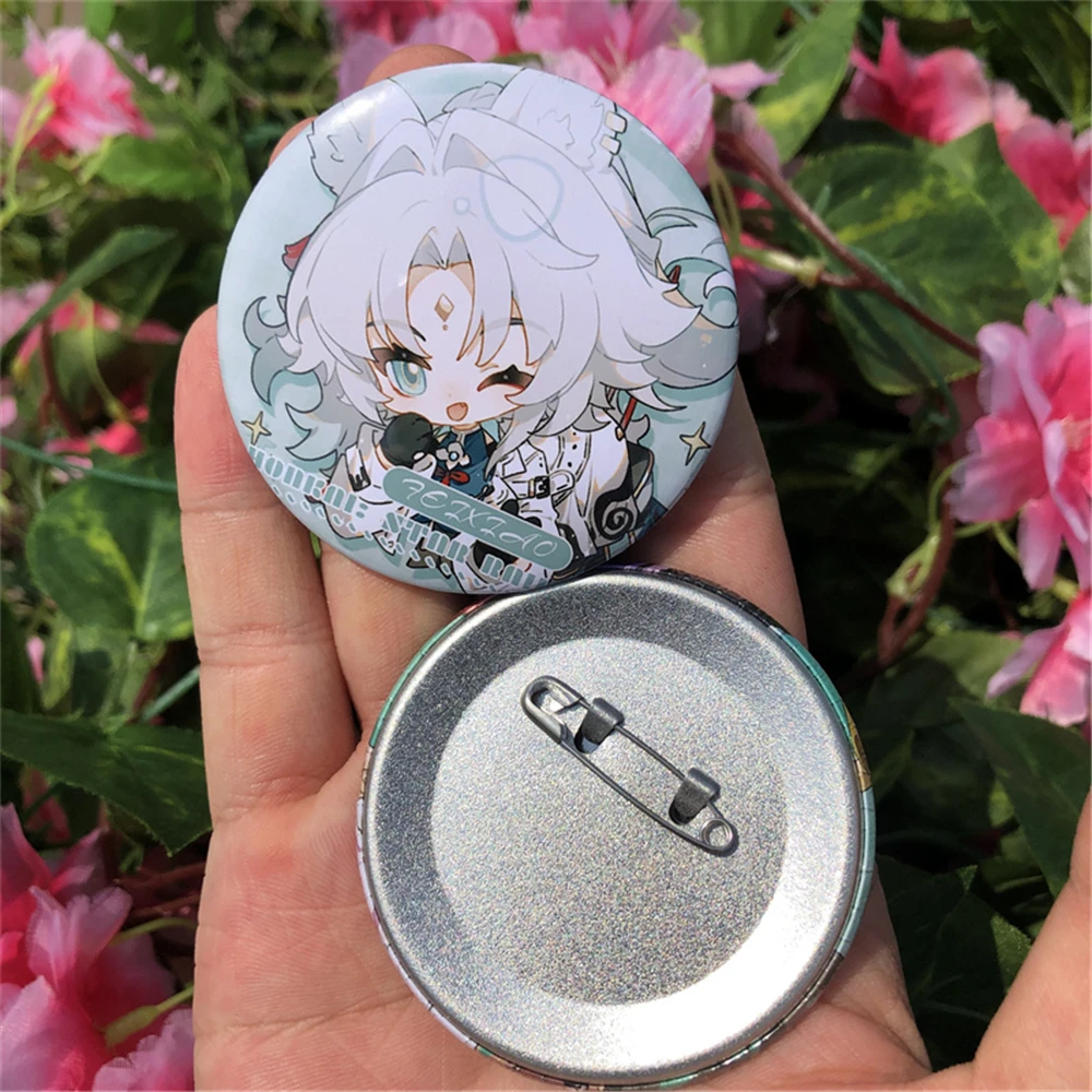 Game Honkai: Star Rail Feixiao Cosplay Badge Pin SPTE Tinplate Brooch Accessories Prop