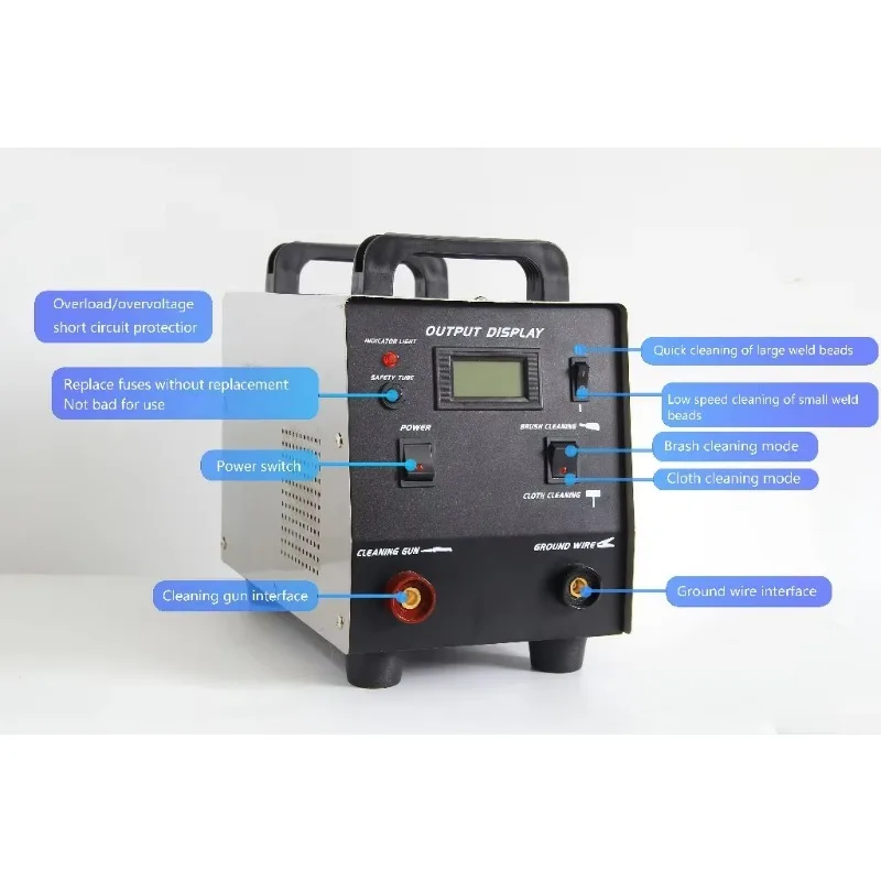

Stainless Steel Weld Seam Cleaning Machine Inverter Welding Machine Electrolytic Metal Surface Cleaner Portable 3kW