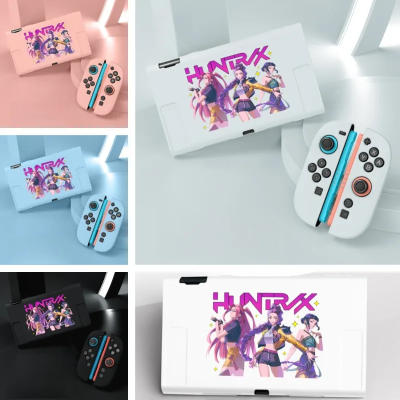 

Kpop Demon Hunter for Switch2 Generation Host Storage TPU Soft Joy-Con Case Protective Case Compatible with Ns2 Host Accessories