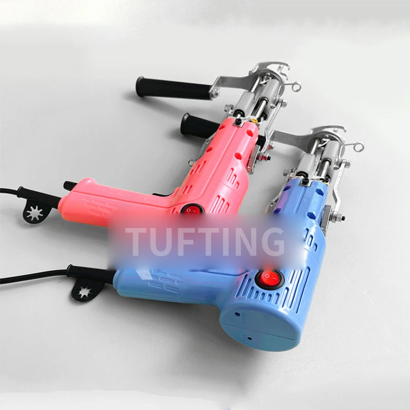 2-in-1 tufting gun, portable tufting gun, built-in motor for cutting and looping pile QI00221 carpet repair/wool felt trimming