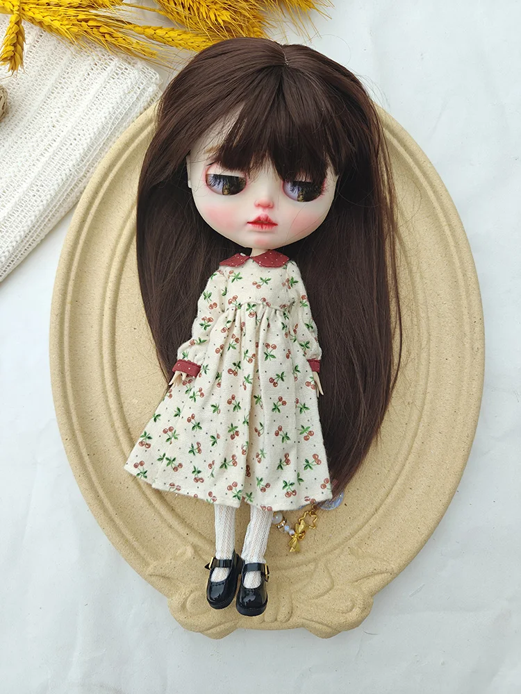 

Одежда для куклы Blythe, повседневная юбка, милая ручная работа OB22 OB24 AZONE Blythe, аксессуары для кукол, платье blythe, одежда для подарка подруге