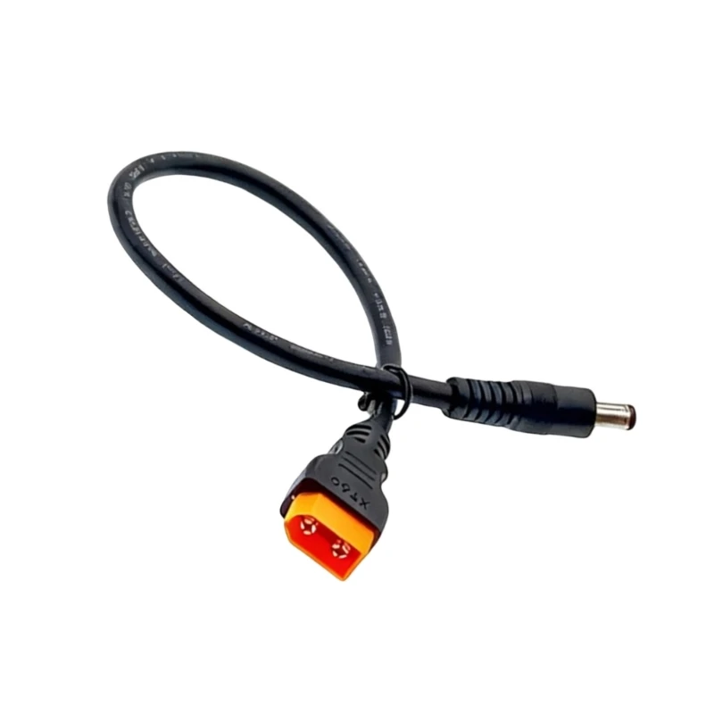 XT60H to DC5525 Power Adapter Cable, 30 1.5 Mm2 Copper Cores Adapter Wire Line for Connector Conversion, Extension, and Routing