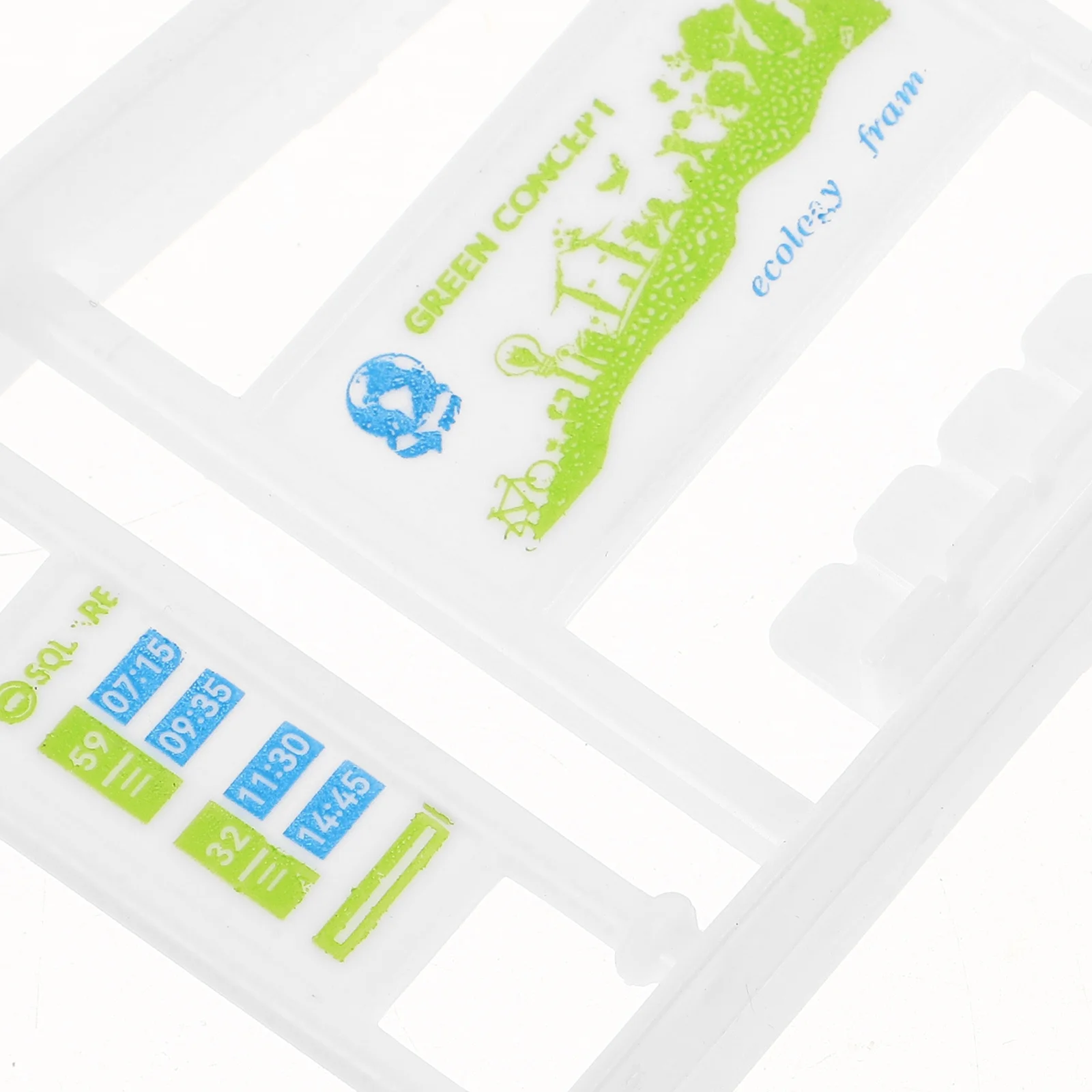 20 قطعة محطة حافلة مصغرة ديكور تخطيط المدينة الواقعي لبيت الدمى المناظر الطبيعية المناظر الطبيعية الحضرية التصوير الدعائم #3