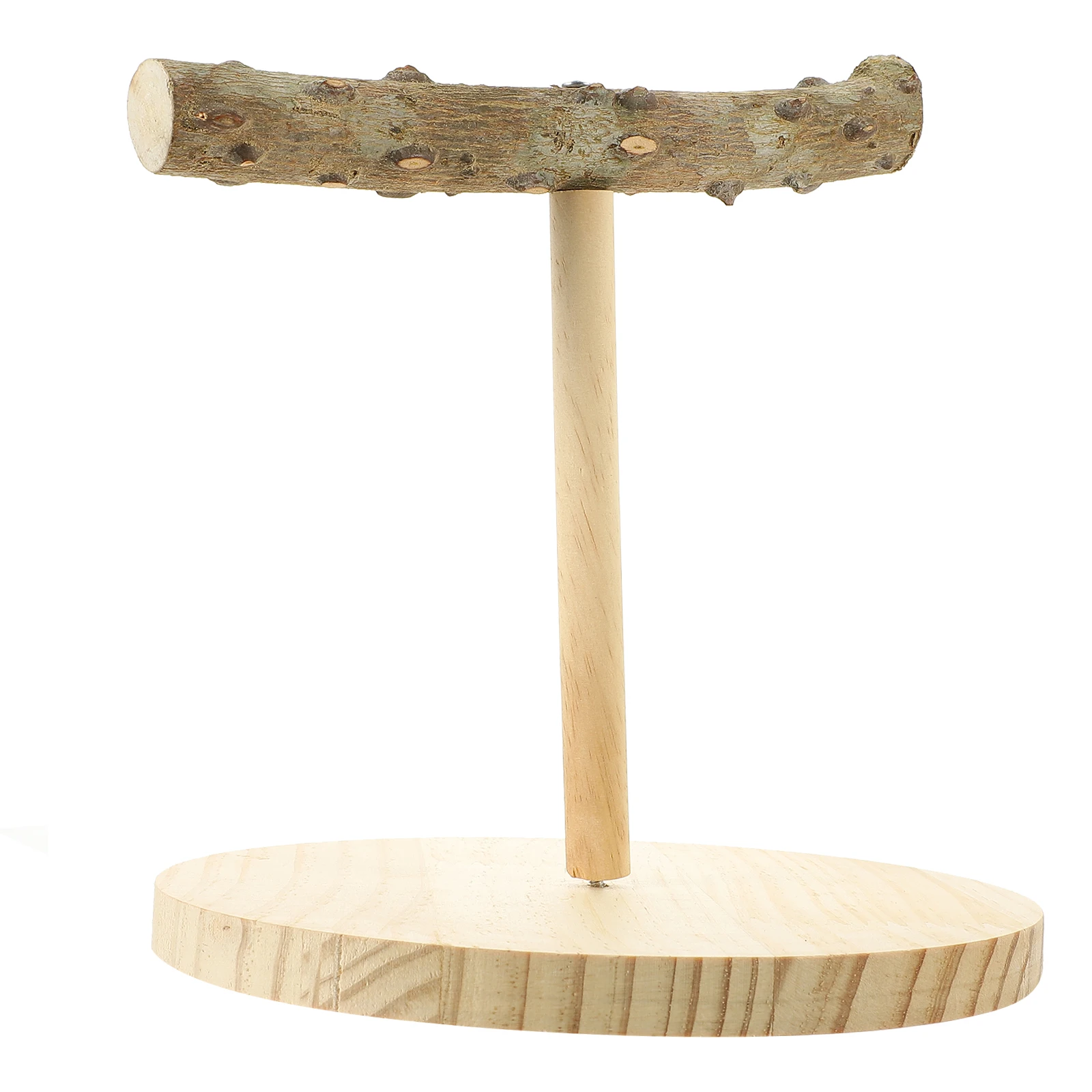 

Wooden For Parrots Natural Wood Perch Play Training Bird Cage Accessory Pet Parakeet Perch Indoor Parrot Playground Chewing
