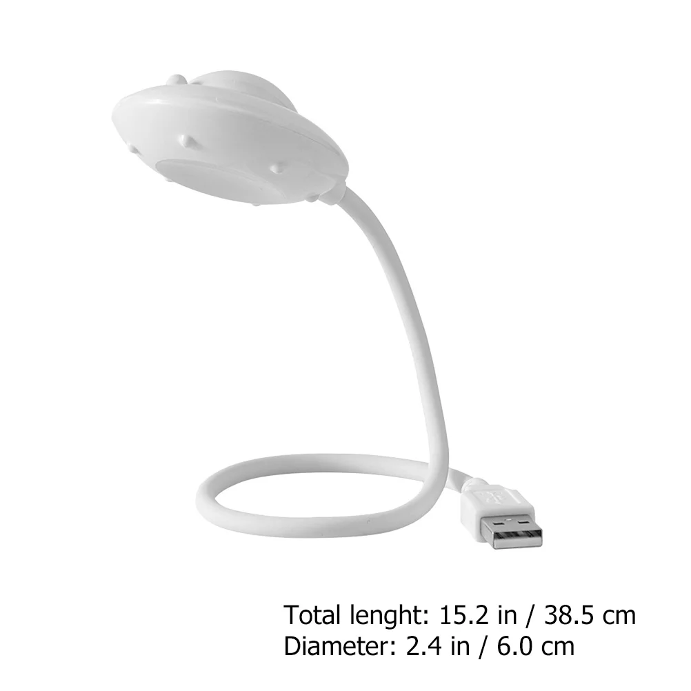 Lámpara de lectura USB, luz LED de cuello de cisne flexible para ordenador portátil, teclado, luz nocturna, protección ocular portátil