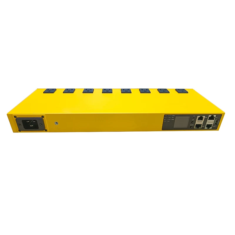 

Customized Smart PDU Cabinet Socket 8-port US Gauge SSH SNMP 485-TCP RTU Programming Development Network Remote Control