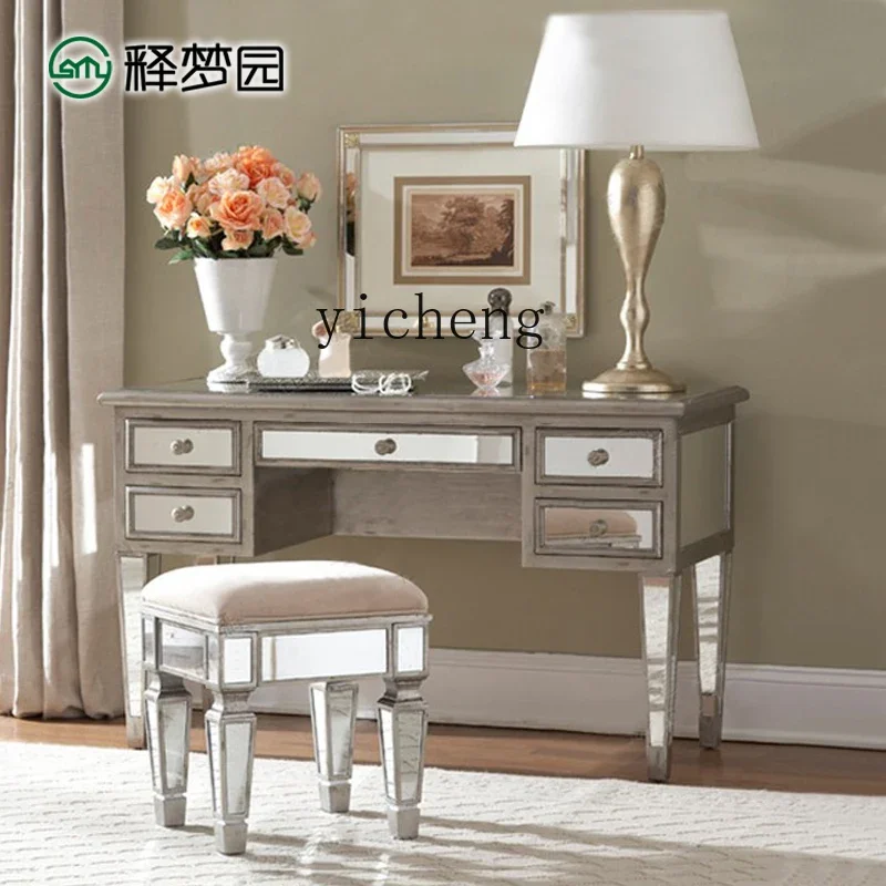 AB  dresser glass furniture makeup table studio makeup table neoclassical postmodern