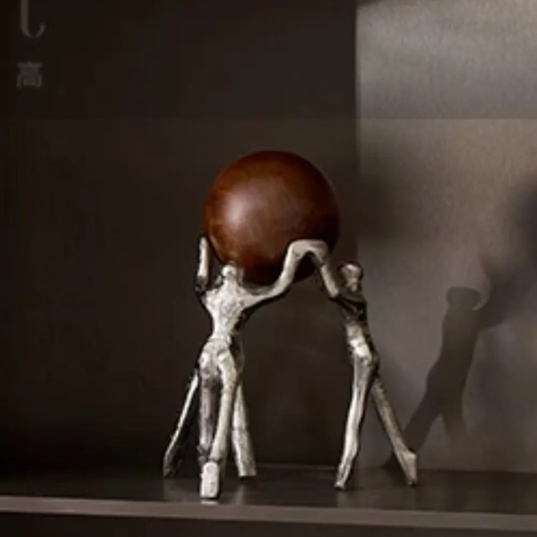 

Modern minimalist and creative earth protection ornaments, model room decorations, study layout, display bookcases
