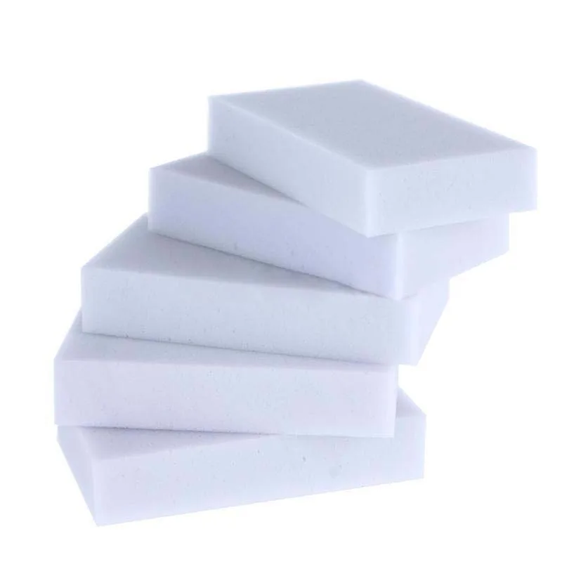 ABJA-100Pcs Eraser Melamine Foam Cleaner Magic Sponge Multi-Functional Soft White