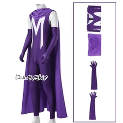 Anime Magneto Cosplay 97 X Costume Fantasia Costume Disguise For Men Male Adult Jumpsuit glove Halloween Carnival Party Suit