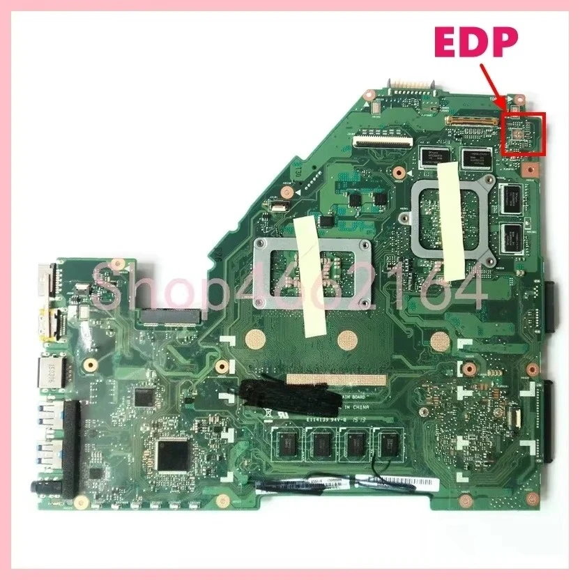 X550JX  I5 I7-4th Gen CPU 4GB-RAM GTX930M GPU Mainboard For Asus FX50J ZX50J A550J X550JK X550JD X550J X550JF Laptop Motherboard