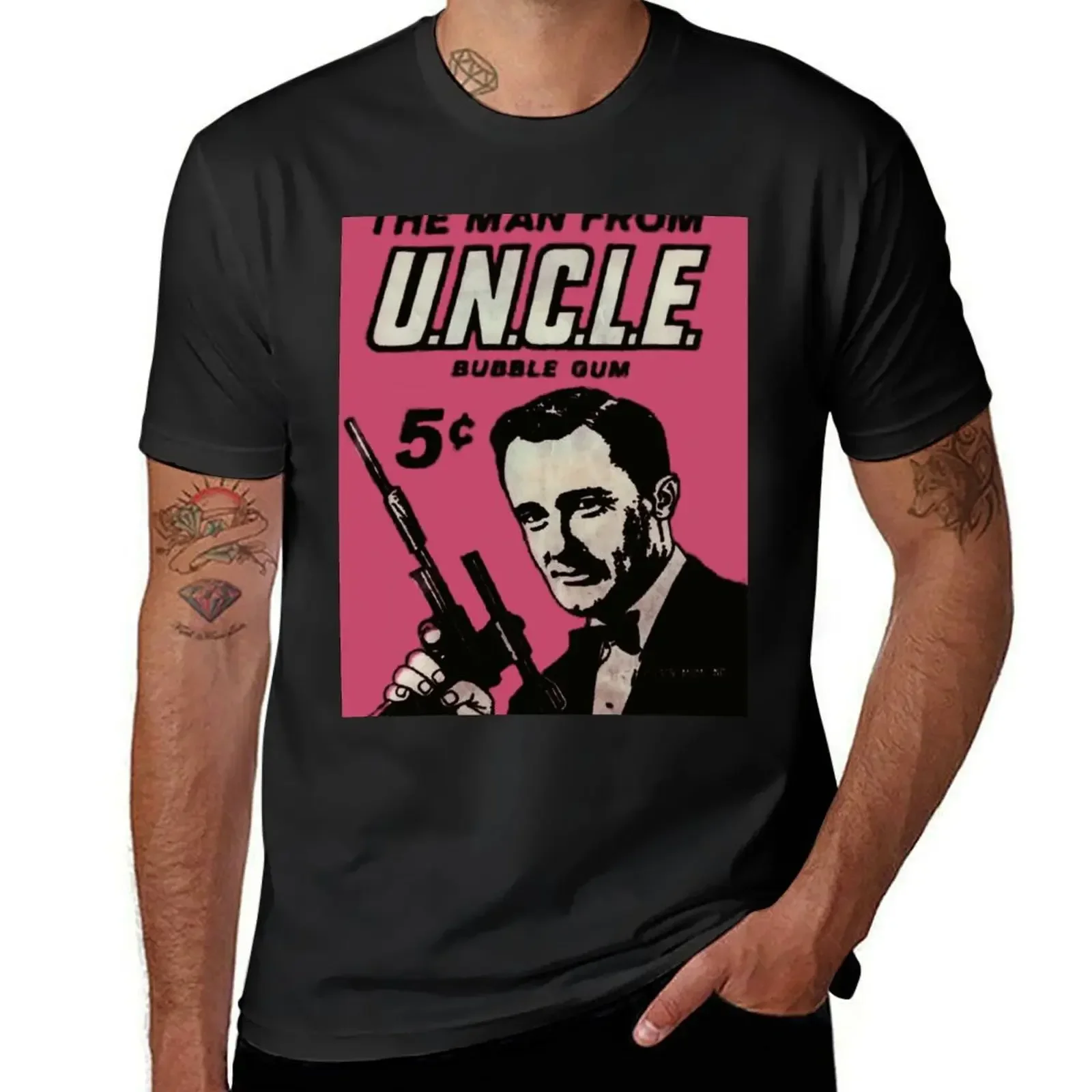 Vintage Man From U.N.C.L.E. with Napoleon Solo - Authentic, Distressed T-Shirt tees graphic t shirts oversized t shirt men