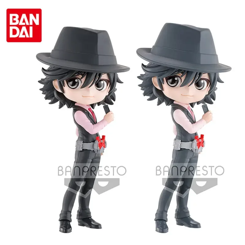 Bandai Original Banpresto Q Posket FUUTO PI SHOUTARO HIDARI Anime Action Figure Toys for Boys Girls Children Birthday Gifts