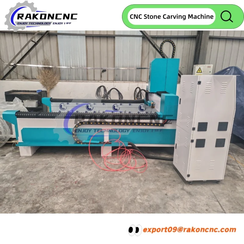 High Quality 1325 CNC Router Machine New Design Stone Engraving Carving Machine with 5.5kW Water Cooling Spindle 4*8ft' Stone