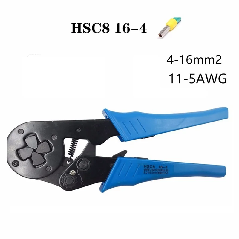 HSC8 16-4 كماشة العقص الصغيرة الصلب العقص كماشة ضبط الذاتي محطة العقص أداة-BAAQ