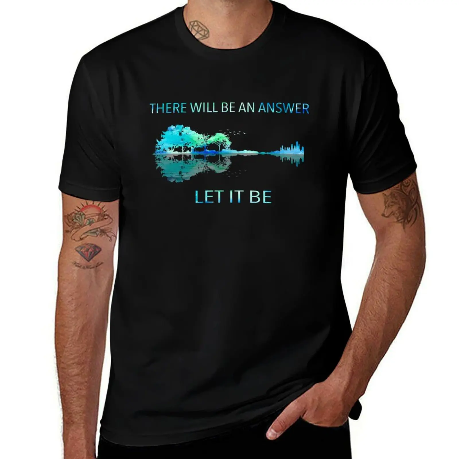 There Will Be An Answer Let It Be T-Shirt blanks vintage customizeds clothes for men