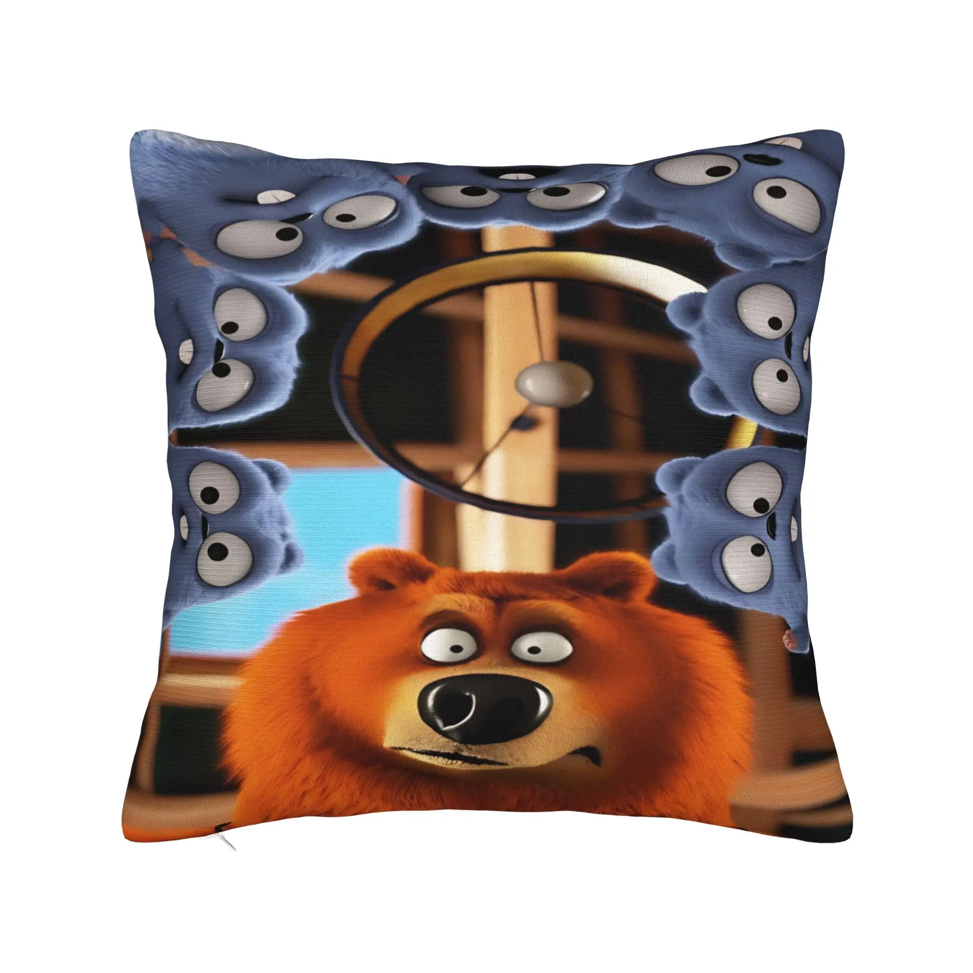 Home Decorations Grizzly And Lemmings  Pillowcase Accessories  Pillow Covers Zippered Multi Size