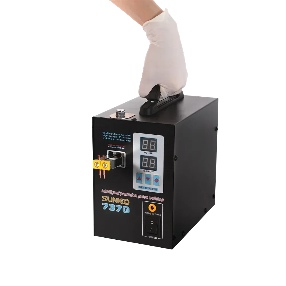 

NEW Sunkko 2.8KW Battery Spot Welding Machine for Cylindrical Cell Battery 737G Spot Welder