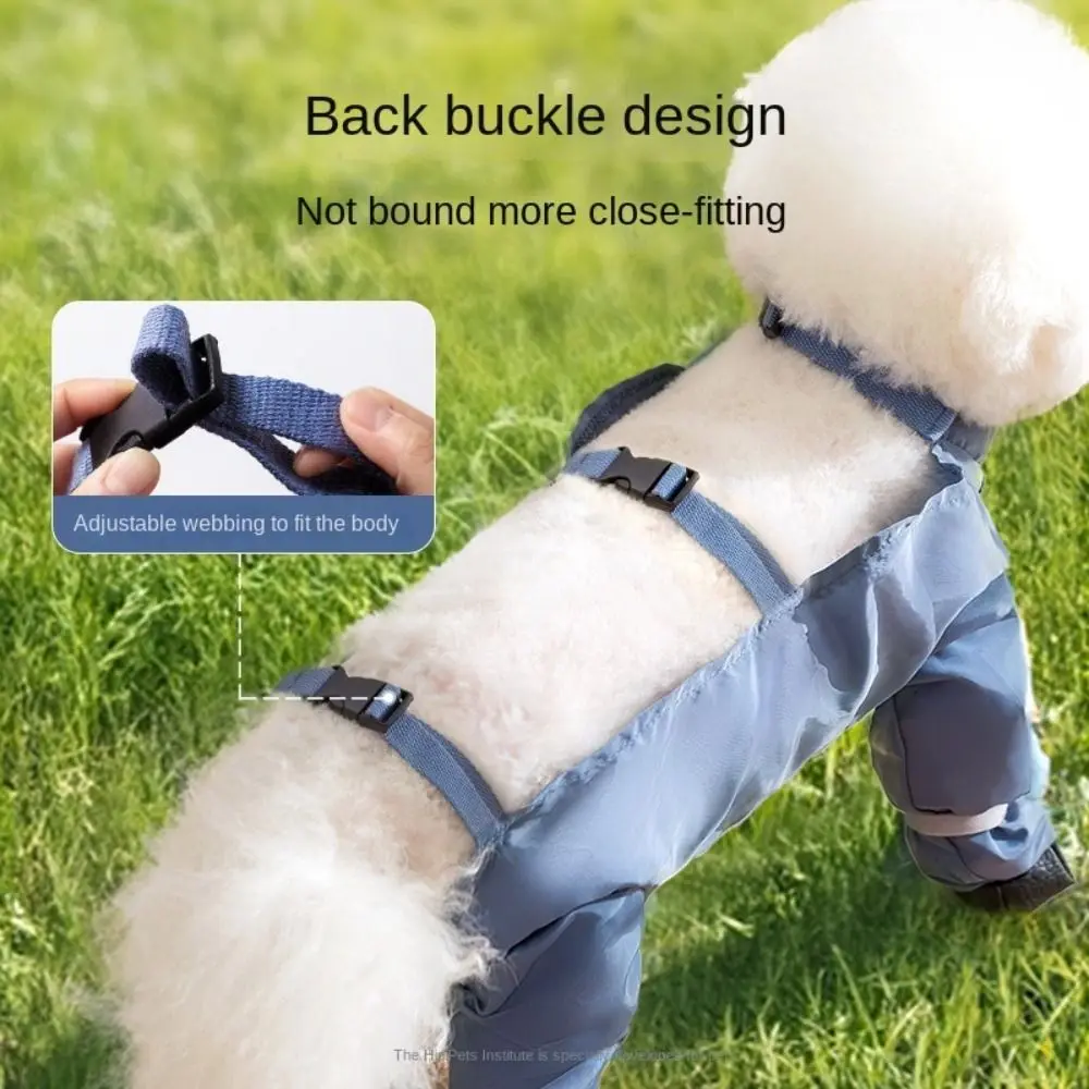 

Breathable Waterproof Dog Jumpsuit Adjustable Straps Anti-Slip Pets Dustproof Pants Easy To Clean Stain Resistant