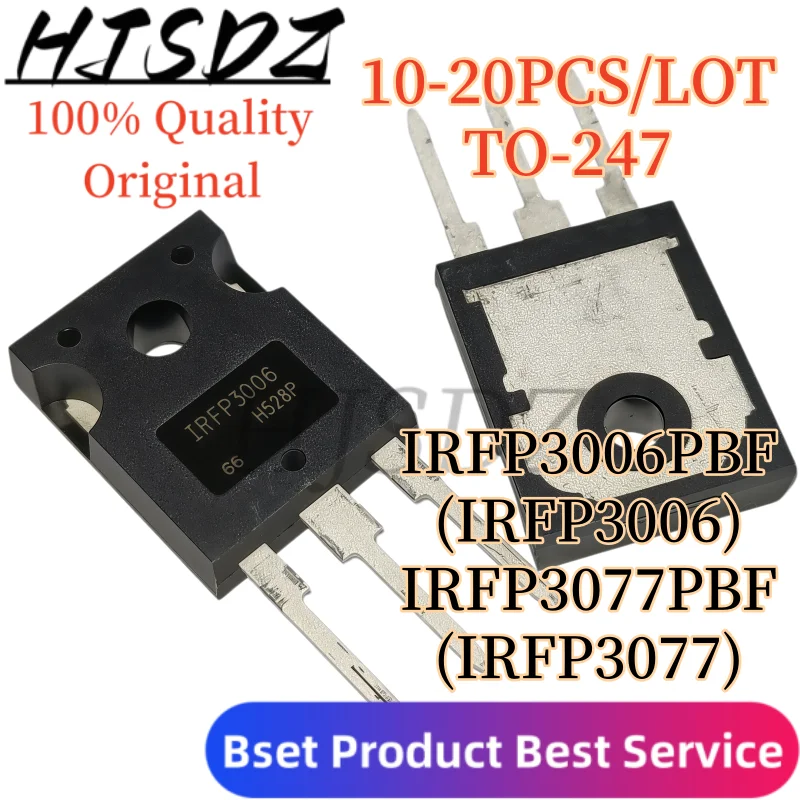 【10-20PCS/LOT】IRFP3077PBF 75V 200A IRFP3006PBF 60V 270A-247 N-channel high power MOS transistor
