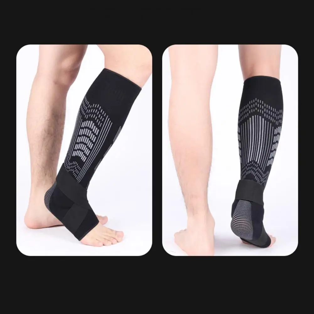 Thickened Silicone Ankle Brace Compression Ankle Sleeves for Pain Relief Achilles Tendonitis Plantar Fasciitis for Outdoor