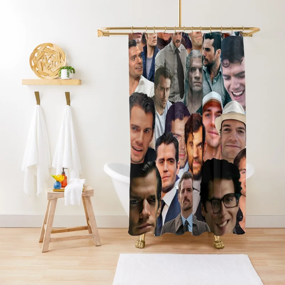 

Henry Cavill Photo Collage Shower Curtain Modern Showers For Bathroom Bathtub Shower For Bathrooms Window Curtain