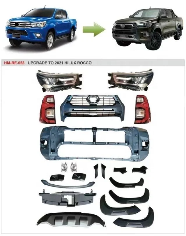 

4x4 Комплекты для тела Hilux vigo 2005-2014, обновление до Hilux Rocco 2021