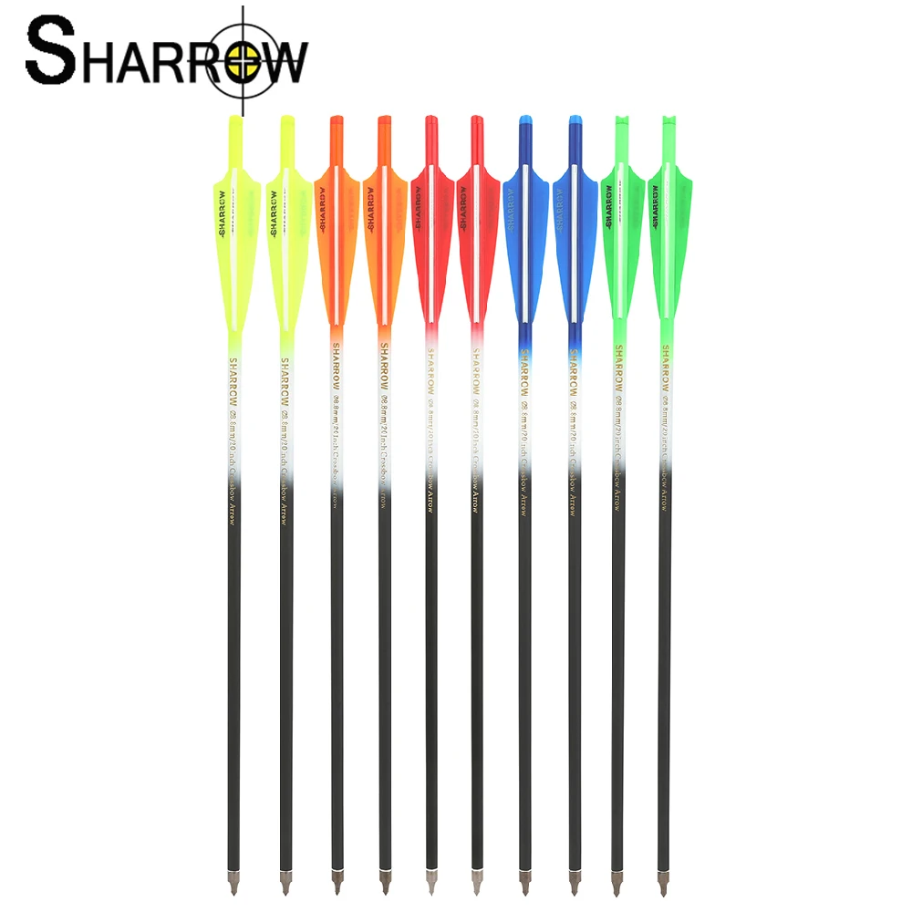 Archery Crossbow Carbon Arrows 16/17/18/20/22 Inches Arrow bolts 4