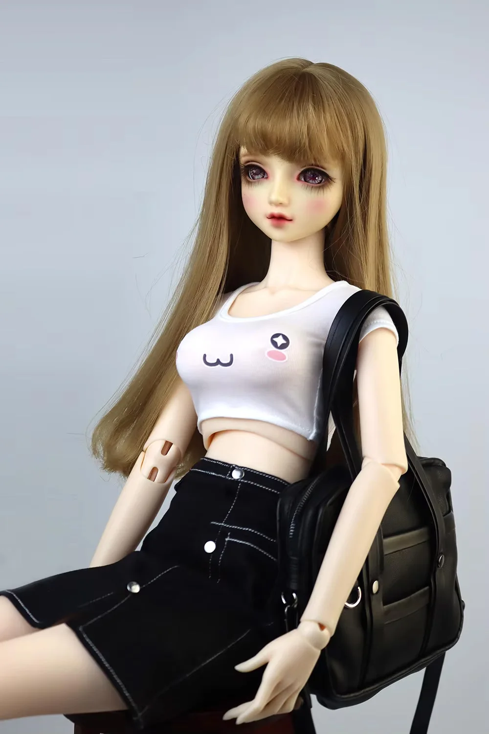Fits 28-60CM 1/3 1/4 1/6 SD DD MSD YOSD BJD Doll Clothes Fashion T-Shirt Girl Gift
