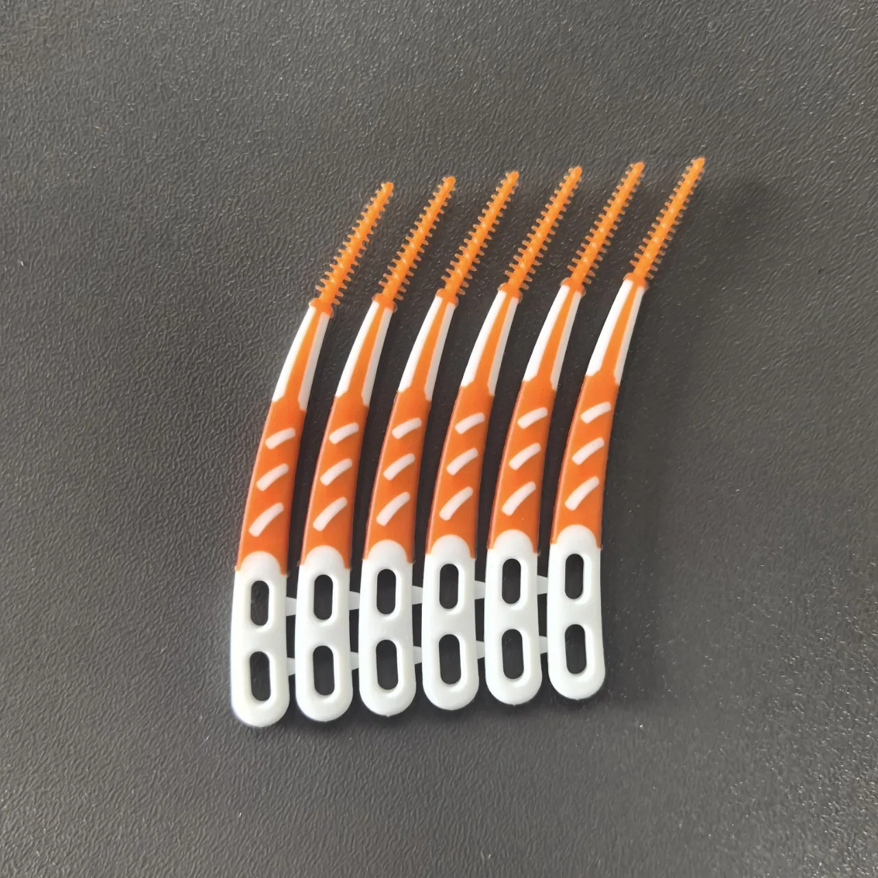 5 Boxen (60 Stück) Tragbare Interdentalbürsten, weiche Zahnseidenstäbchen zur Zahnreinigung, Zahnstocher, Zahnreinigung mit Reiseetui – Detail 2
