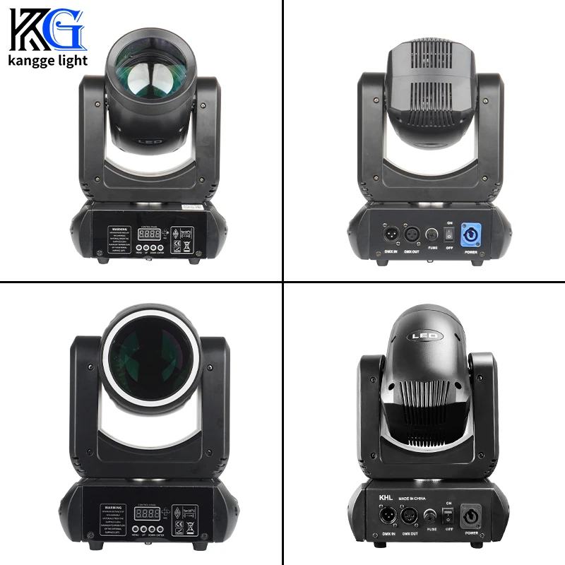150W Spot Moving Head Beam Light 9+13 Channel DMX Pattern Light Show Wedding Spotlight 8 Pattern Stage Light for DJ Disco Party