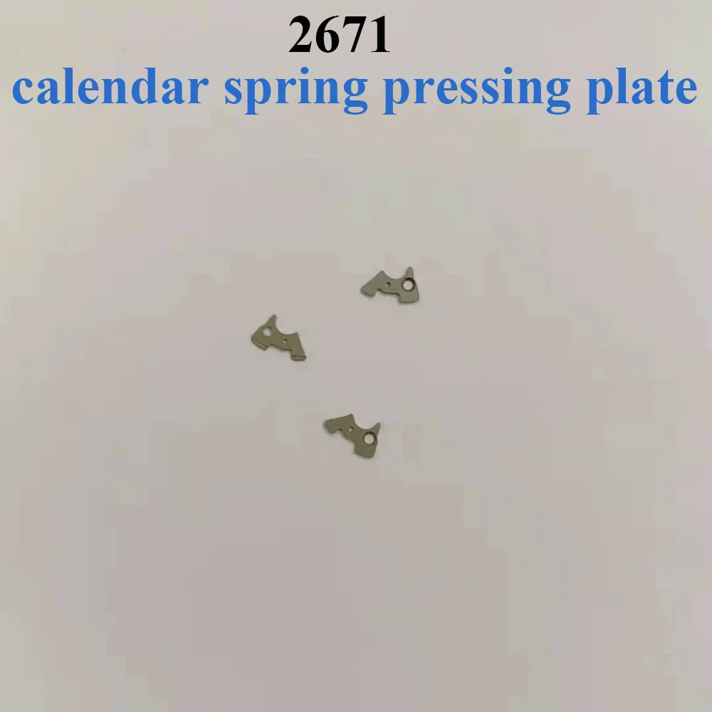 Watch Accessories Calendar Spring Calendar Spring Pressing Plate Screw Suitable for ETA2671 Movement Watch Repair Parts