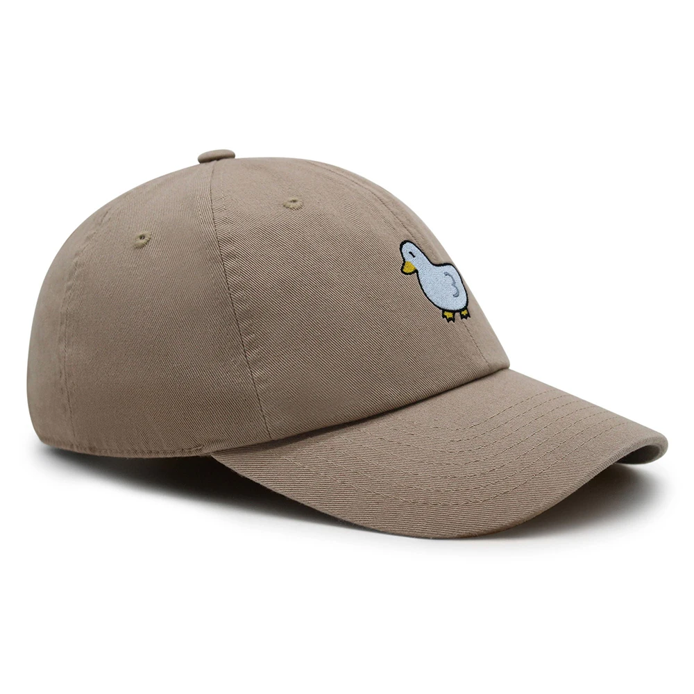 Embroidered Cartoon Little White Duck Baseball Cap Dad Hat Cotton Kawaii Mother hats Summer Peaked Caps Trucker hat