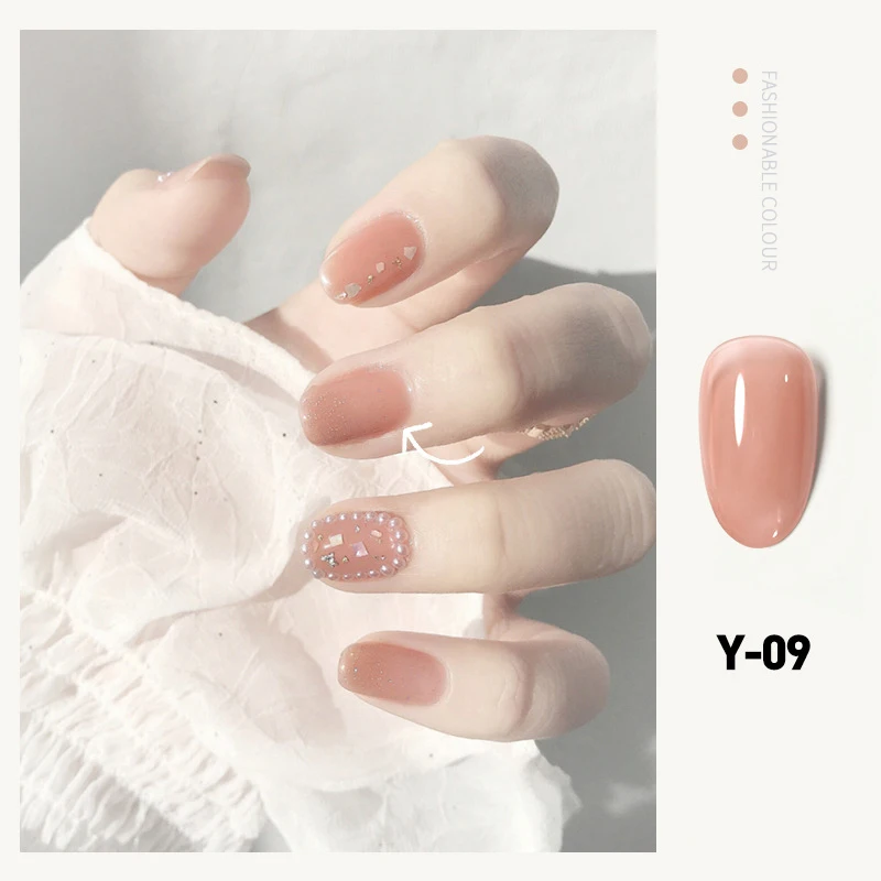 1 ~ 4PCS Milk Tea Color Gel Polish Manicure per unghie Semi Permanent Vernis top coat UV LED Gel vernice Soak Off Nail Art Gel Nail