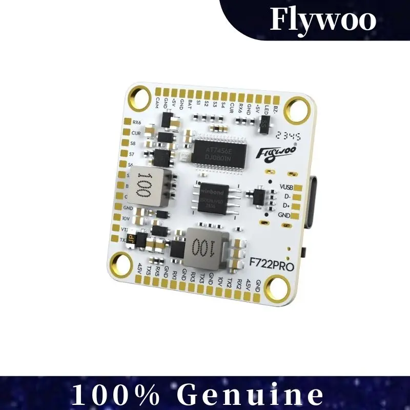 Flywoo GOKU F722 PRO V2 30x30 Flight Controller Plug-and-Play with 16MB Black Box and Modular Installation for fpv drone diy