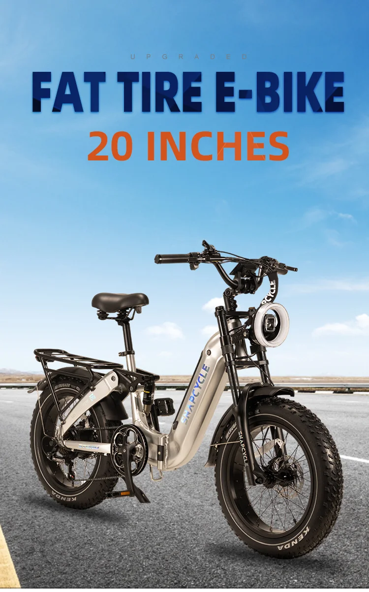 

Electric Bicycle 500W48V/20Ah Removeable Battery 20“ Fat Tire Electric Bicycle Mountainbike Adults All terrain City Commuter