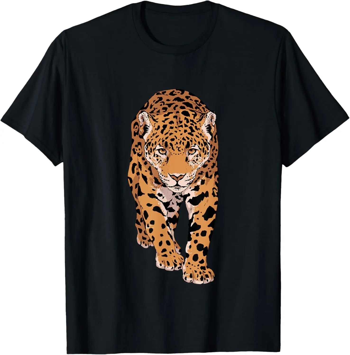 Patrón animal leopardo, zoológico infantil, animales, camiseta leopardo