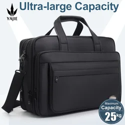 Grande Capacidade Maleta para Homens, Bolsa de Negócios, Bolsas de Ombro, Canvas Handbags, Notebook Messenger Bag, 15,6 