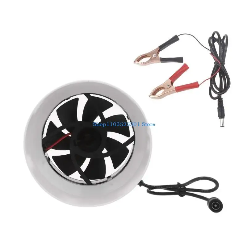 4.3 بوصة 4000 دورة في الدقيقة مضمنة القناة مروحة التهوية HVAC تنفيس منفاخ للزراعة المائية تنمو خيمة النازع التهوية 400D