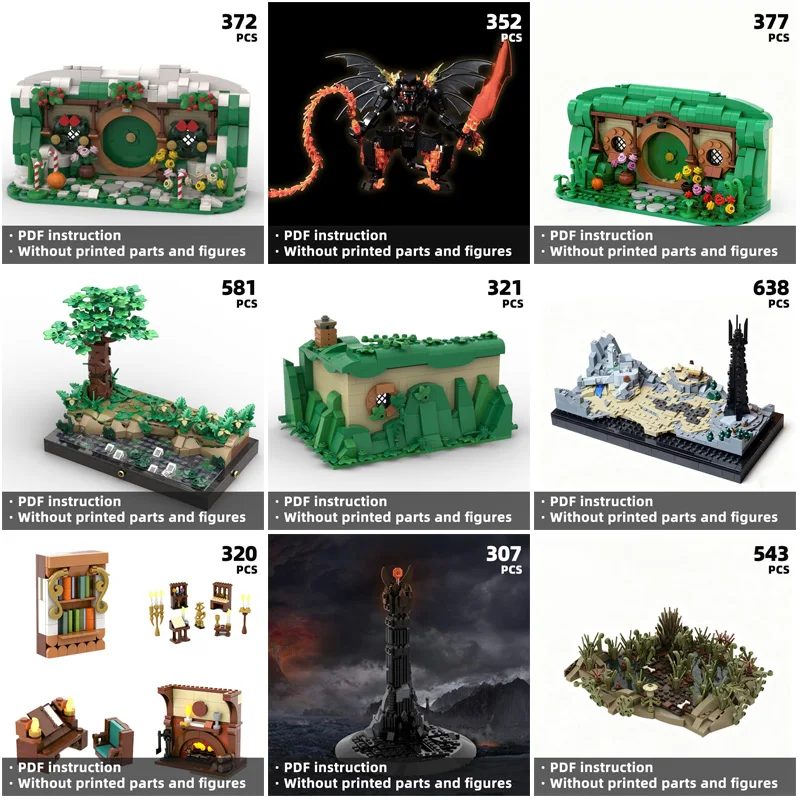 

Christmas and New Year Gift Special Edition Rings movie, Building the epic legend blocks of the mainland